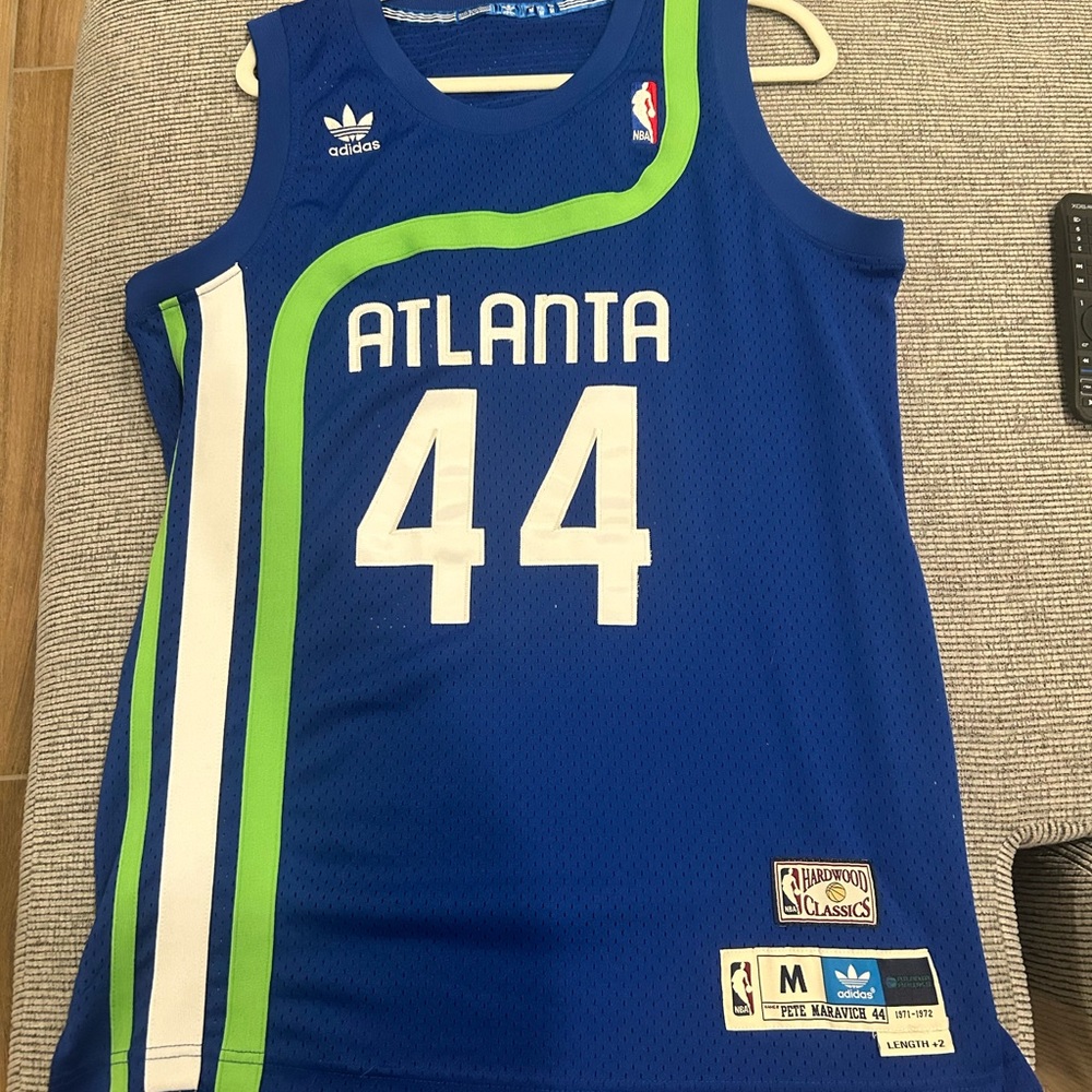 Adidas Atlanta Basketball Jersey - Pete Maravich 44